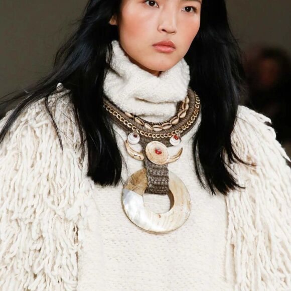 Ralph Lauren Ivory Hand Knit Wool Cashmere Shag Fringe Cardigan Vest - Picture 4 of 16